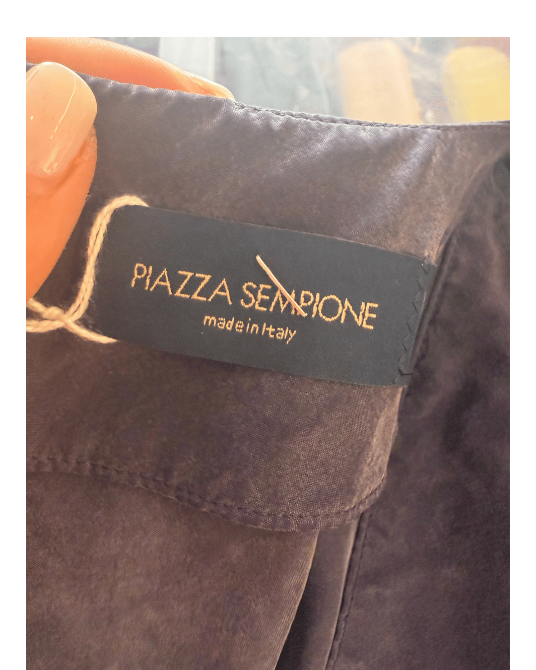 ABITO IN 100% SETA SCAMOSCIATA MELANZANA Tg 46