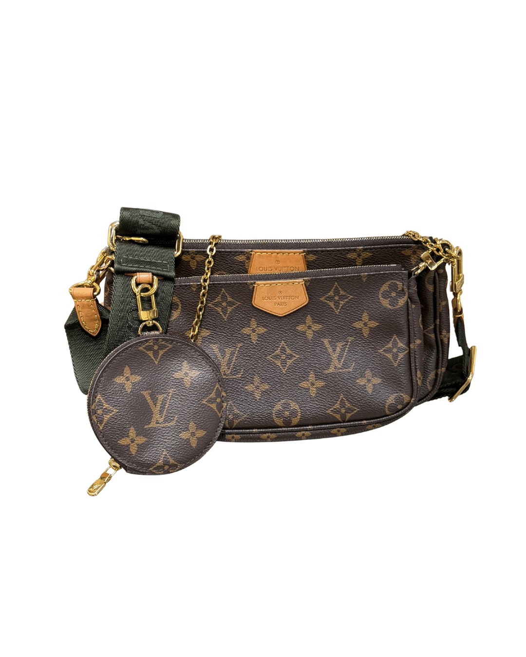 MULTIPOCHETTE LOUIS VUITTON TRACOLLA VERDE