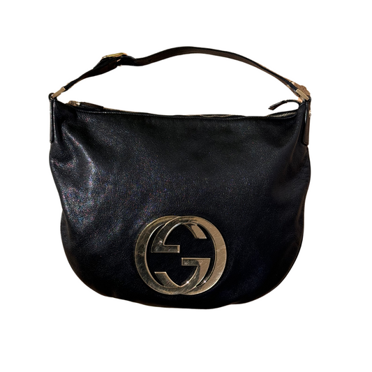 MEZZALUNA GUCCI IN PELLE