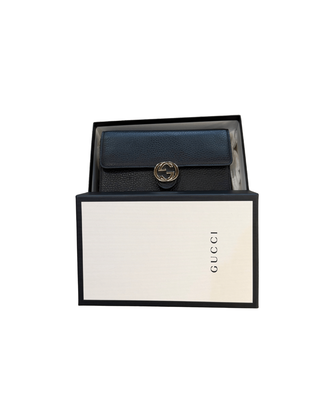 GUCCI SOHO WALLET ON CHAIN NERA