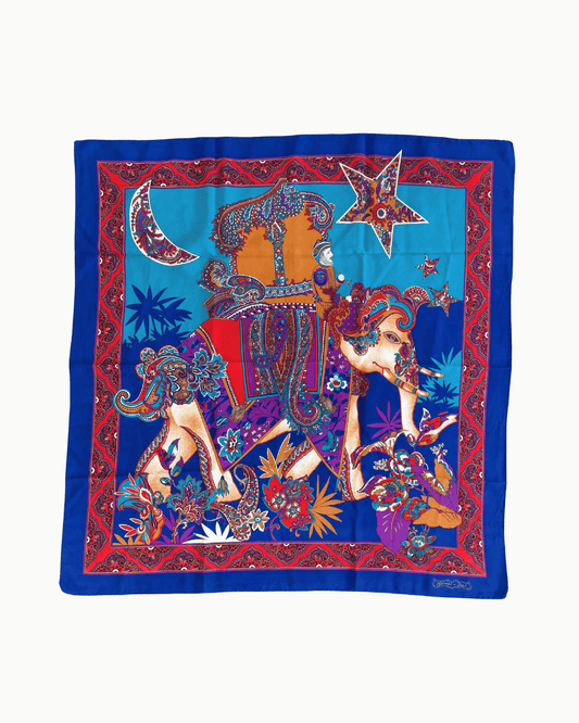 FOULARD HERMES "ART DES STEPPES"