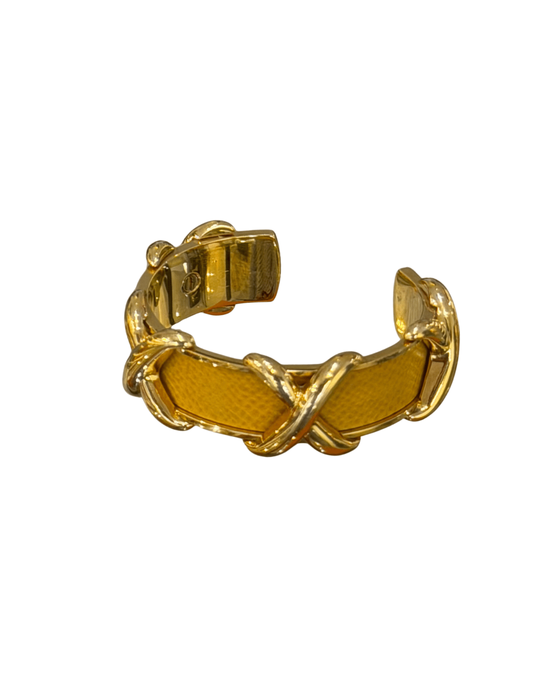 BRACCIALE CRISS CROSS HERMES SENAPE