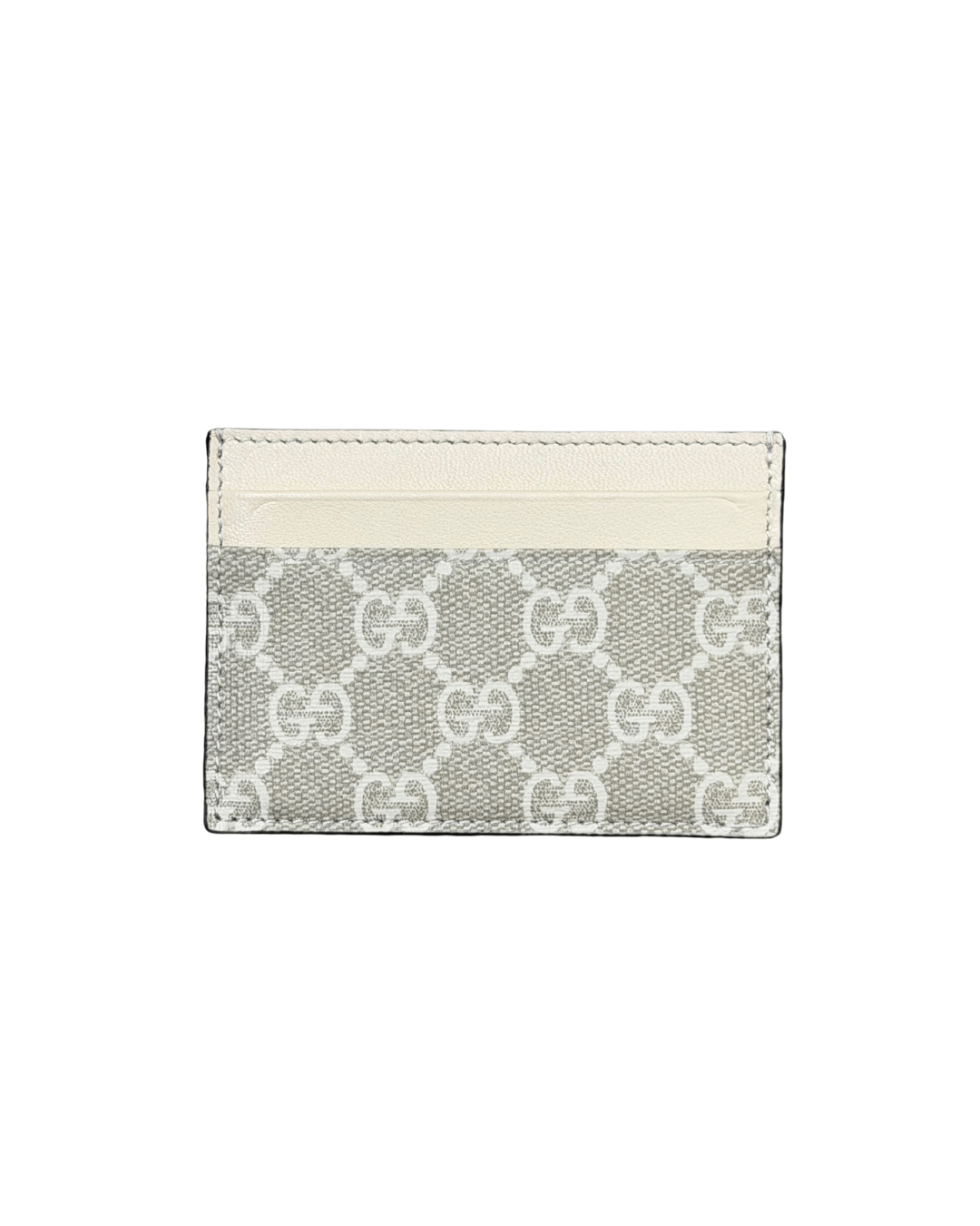 PORTACARTE GUCCI RIFINITURE CREMA