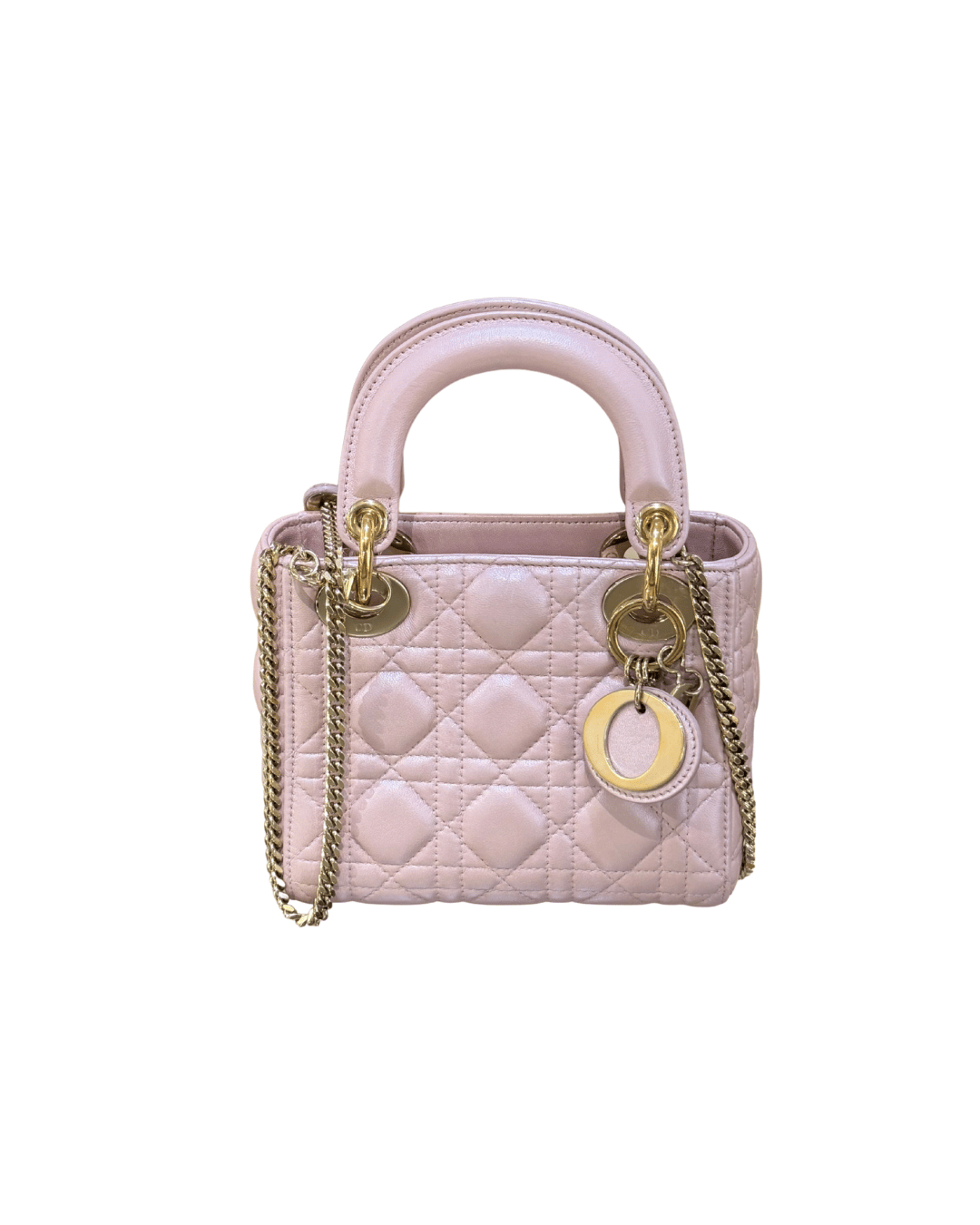 MINI LADY DIOR ROSA PERLA