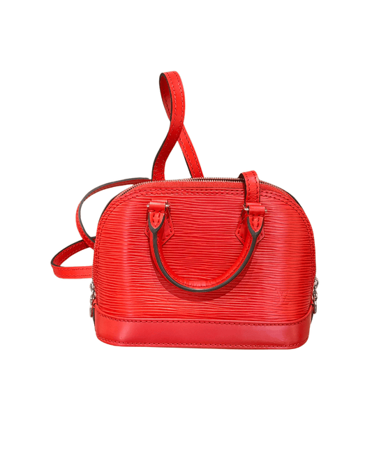 ALMA MINI PELLE EPI CORALLO LOUIS VUITTON