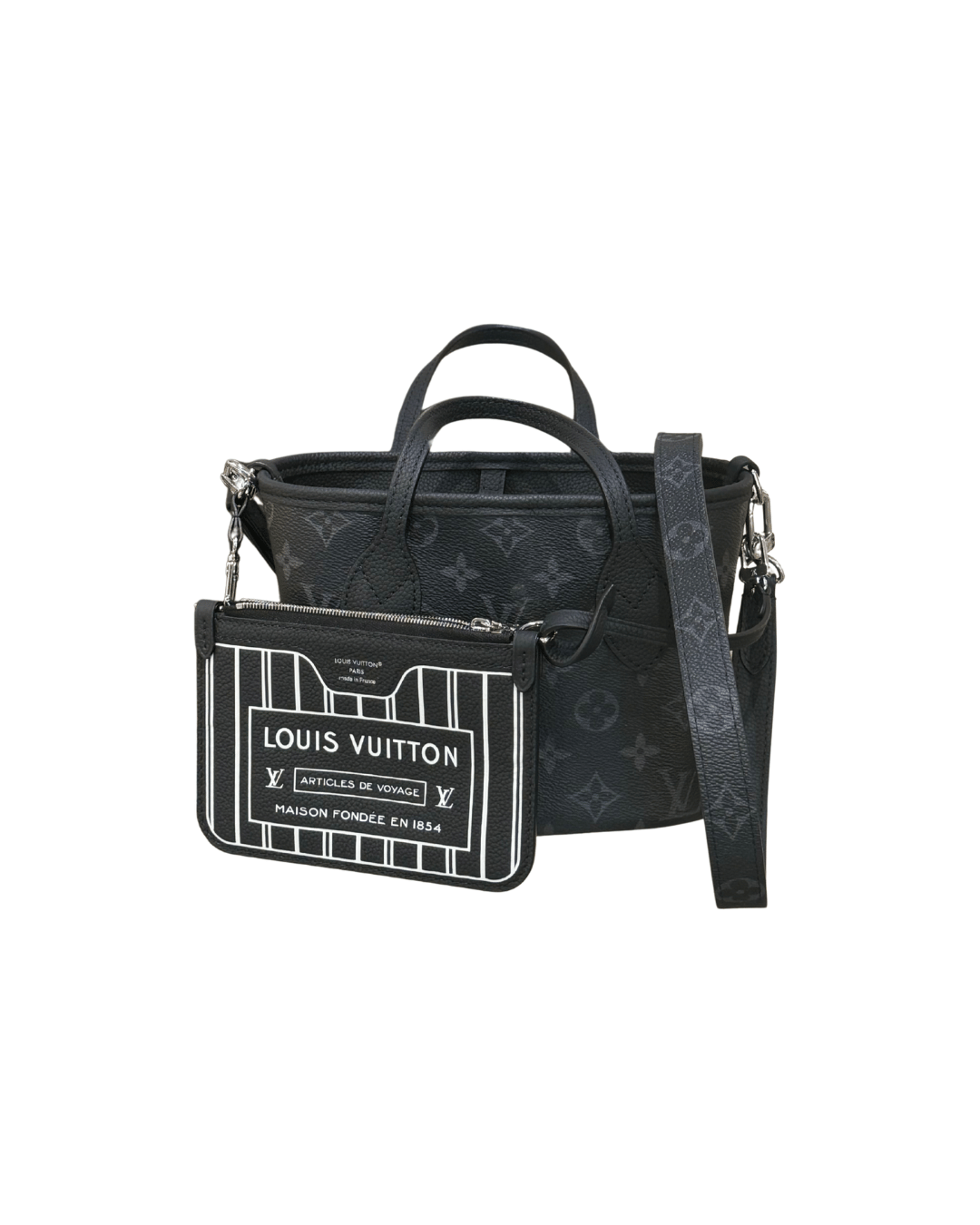 NEVERFULL BB INSIDE OUT BLACK LOUIS VUITTON