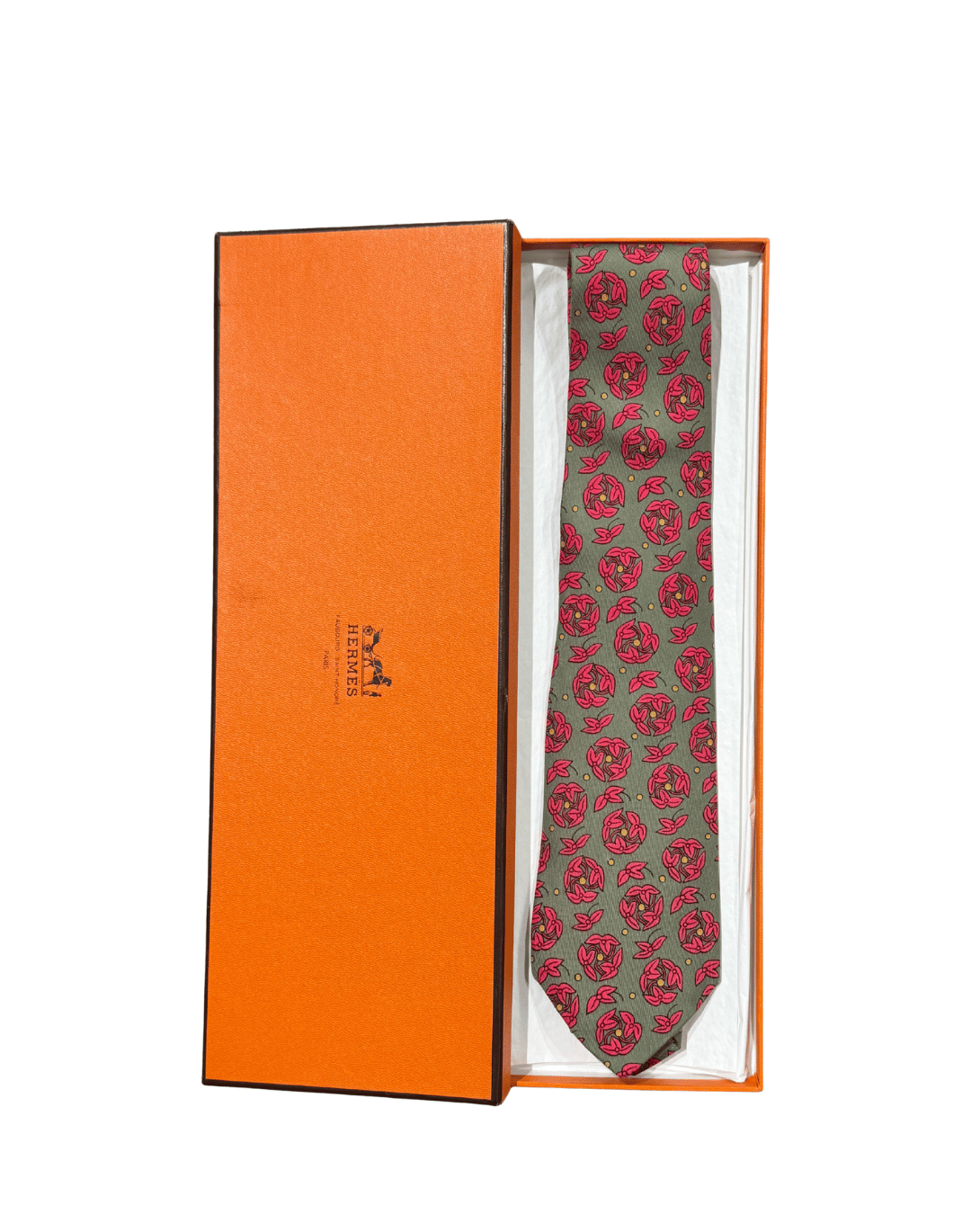 CRAVATTA HERMES VERDE SALVIA