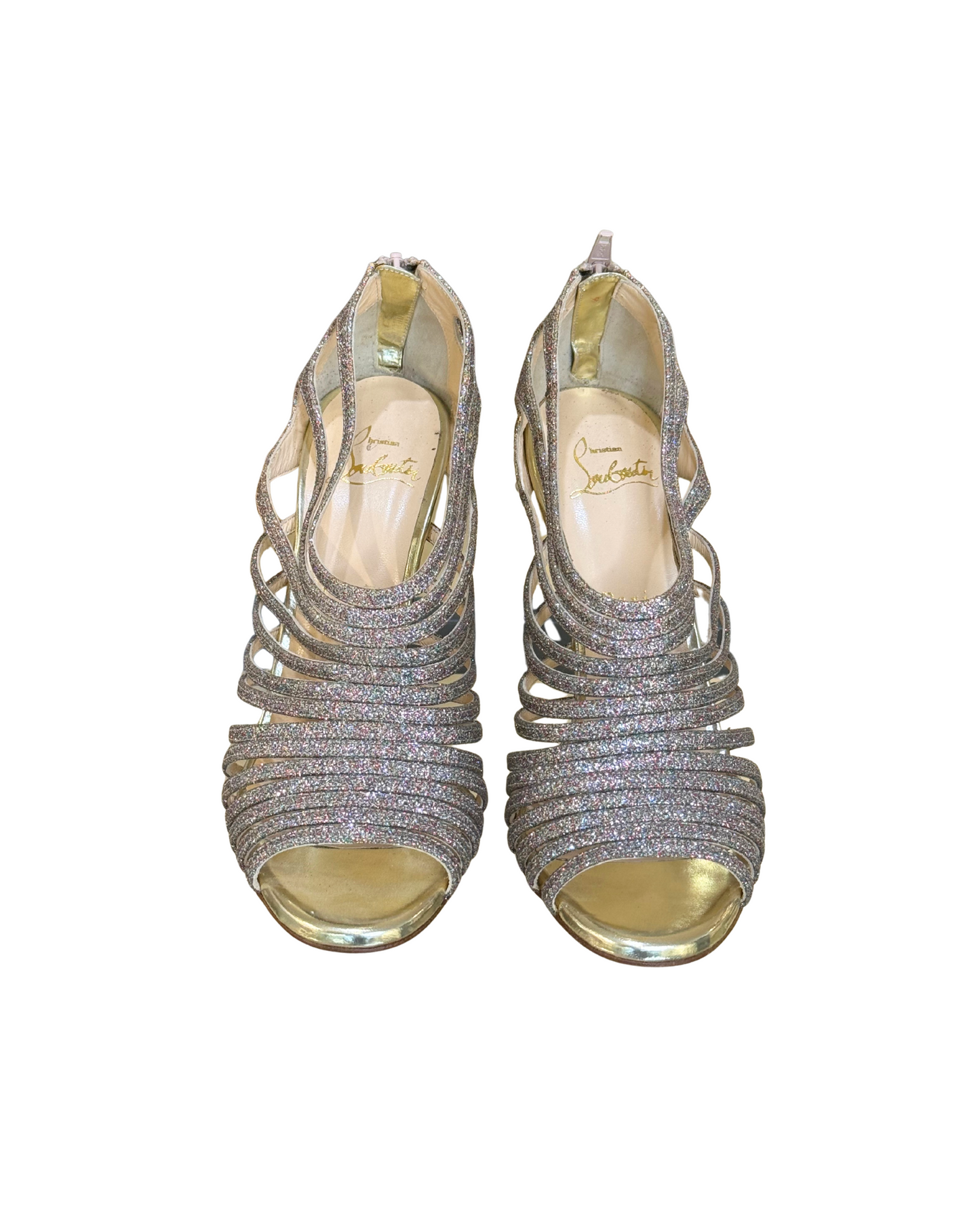 SANDALI GLITTER LOUBOUTIN Nr37