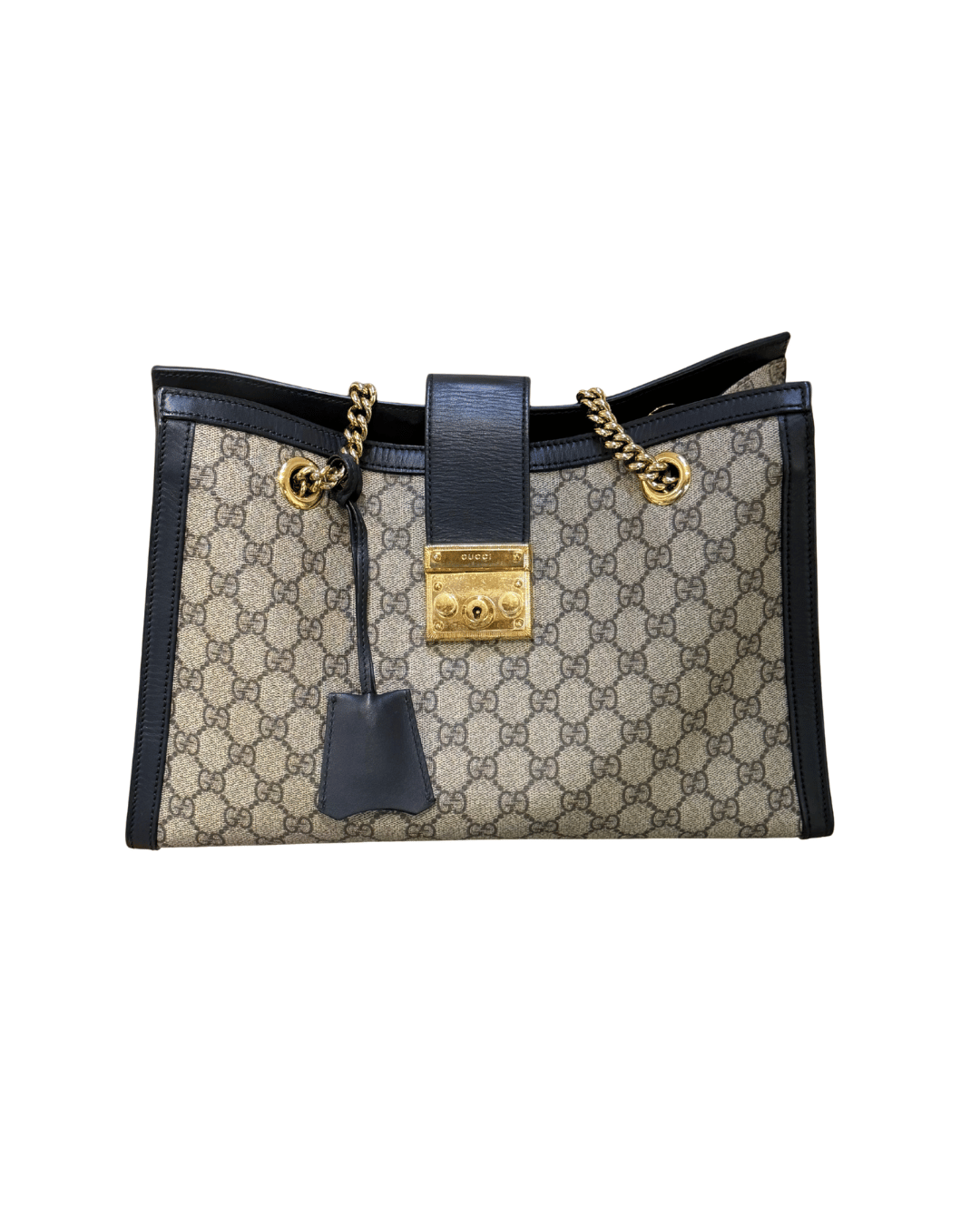 GUCCI PADLOCK GG SUPREME RIFINITURE NERE