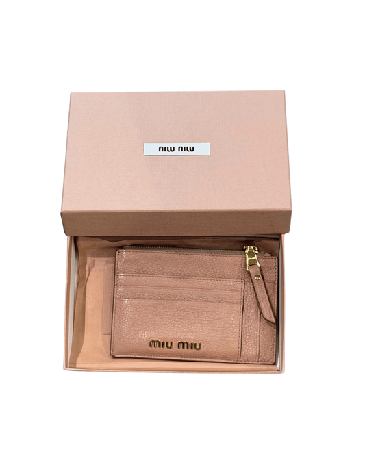 PORTACARTE MIUMIU ROSA CIPRIA