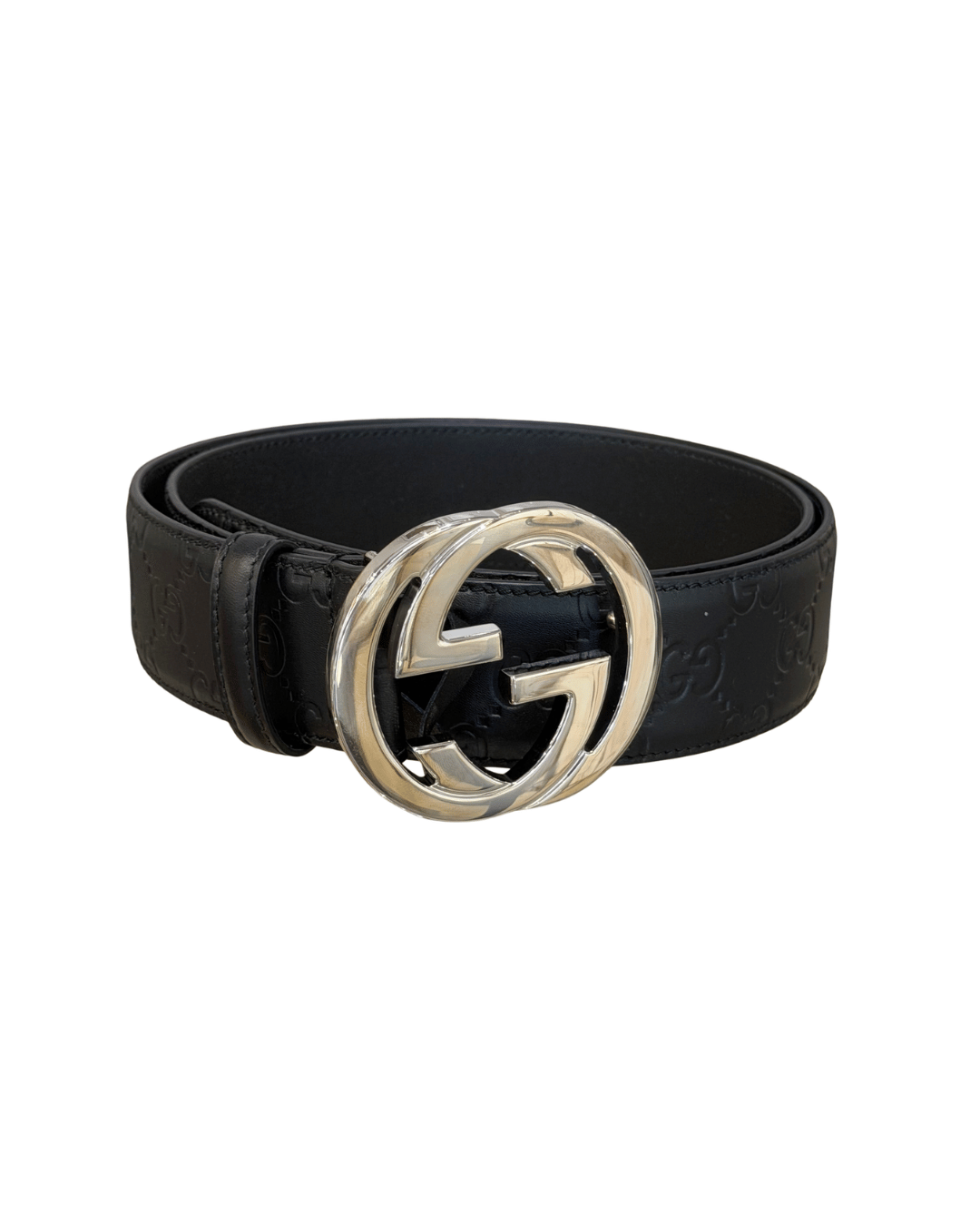 CINTURA GUCCI NERA GUCCISSIMA 90