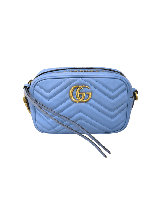 MINI CAMERA BAG GUCCI AZZURRA