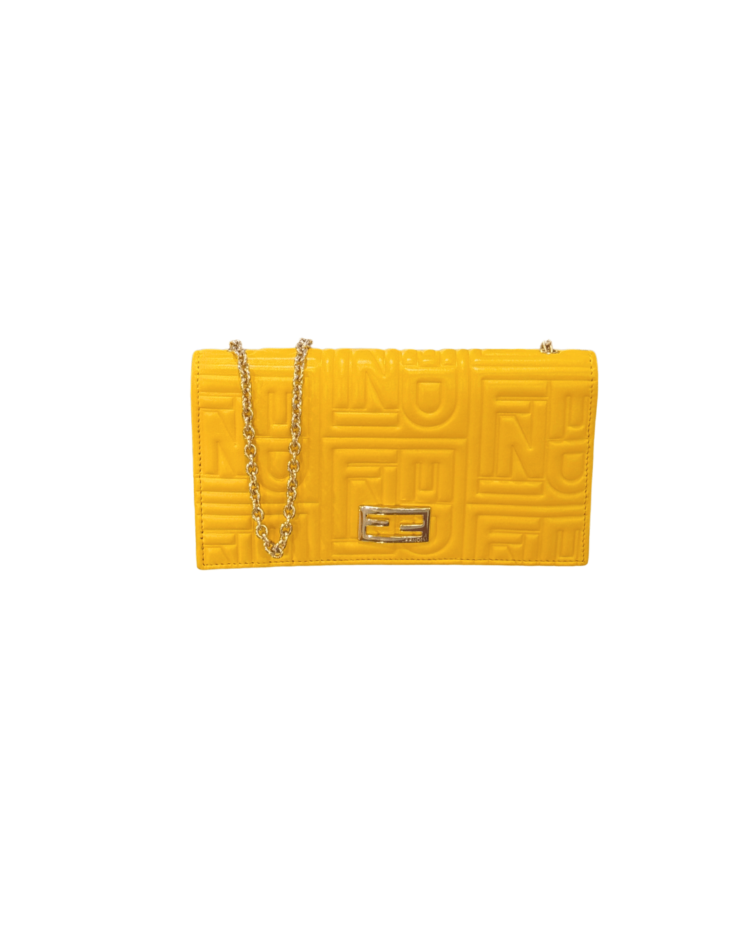 WOC FENDI GIALLA CON CATENELLA