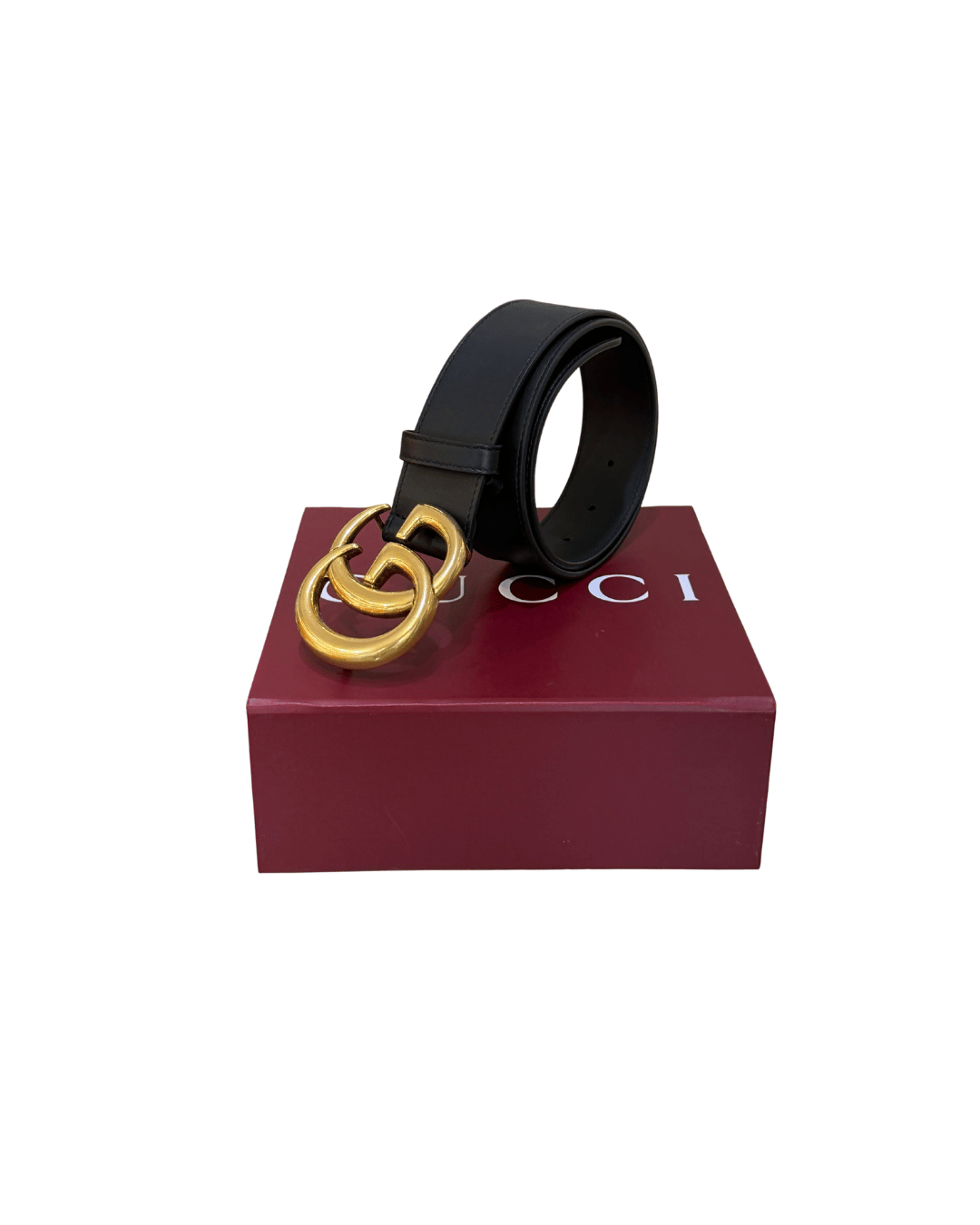 CINTURA GUCCI MARMONT NERA 70