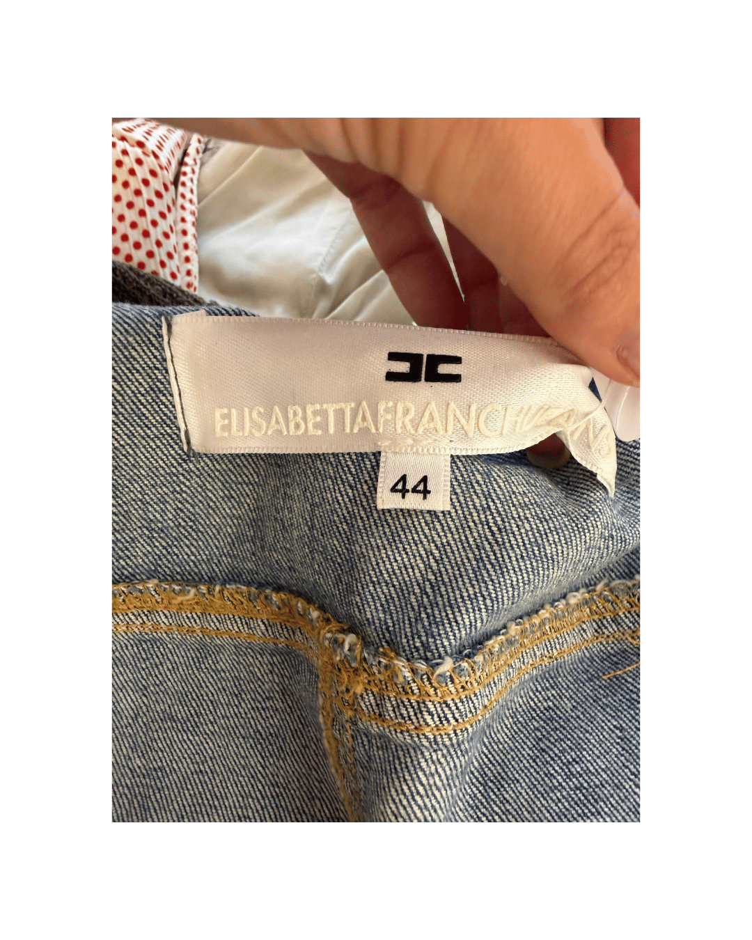 GILET DENIM ELISABETTA FRANCHI Tg 44