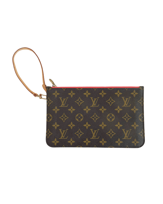 POCHETTE LOUIS VUITTON PIATTA INTERNO ROSA ACCESO