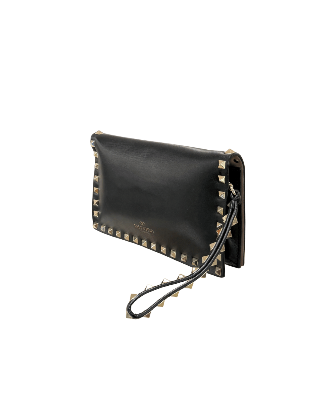 POCHETTE SMALL ROCKSTUD NERA CON BORCHIE VALENTINO GARAVANI