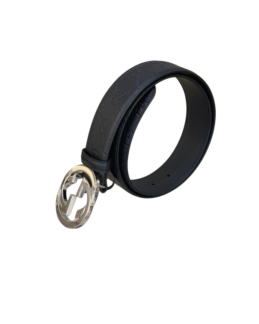 CINTURA GUCCI NERA GUCCISSIMA 90