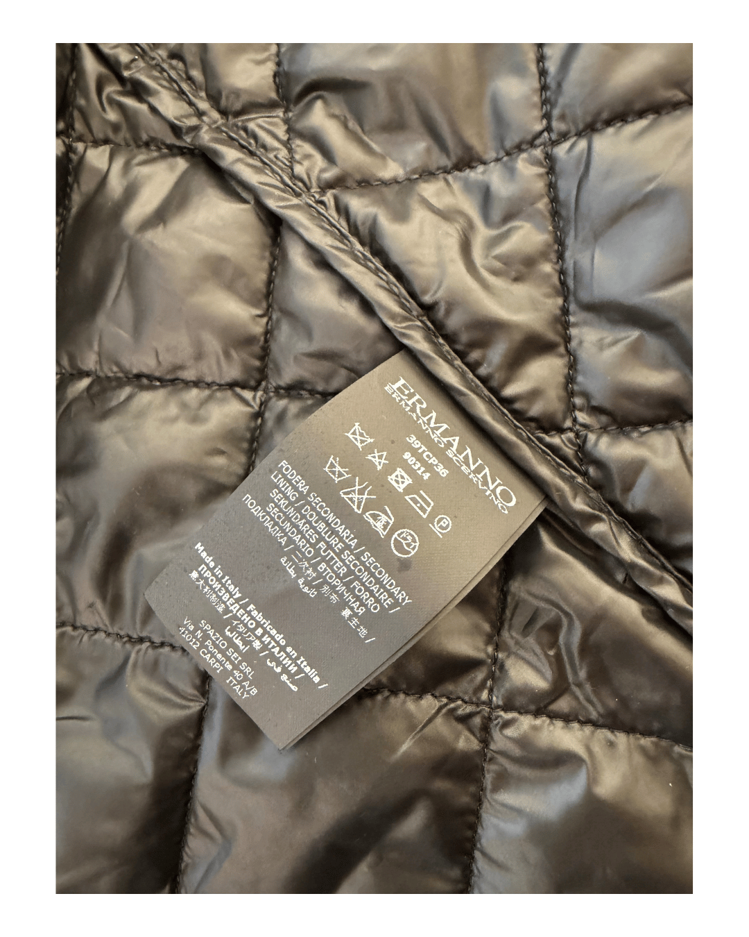 GILET SCERVINO NERO E LAPIN