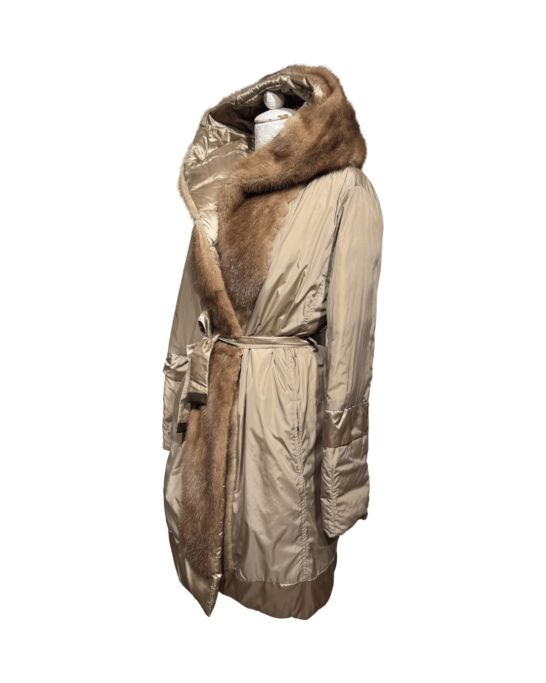 PIUMINO DOUBLE FACE MAXMARA CON VISONE