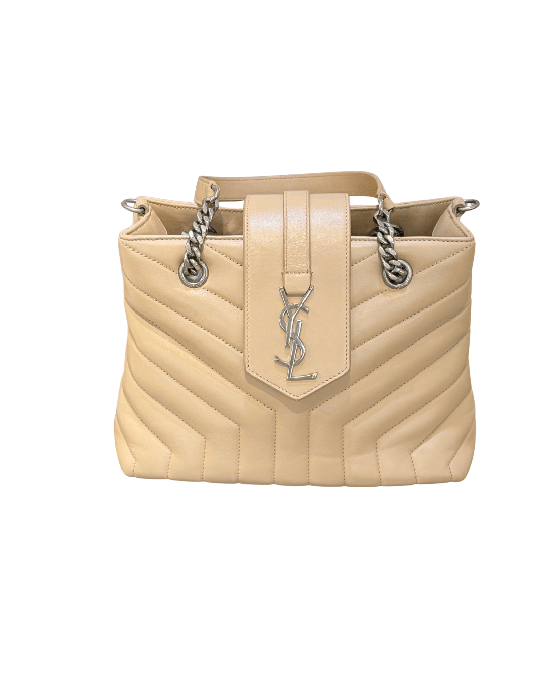 LOULOU SHOPPING BAG YSL COLOR NUDE