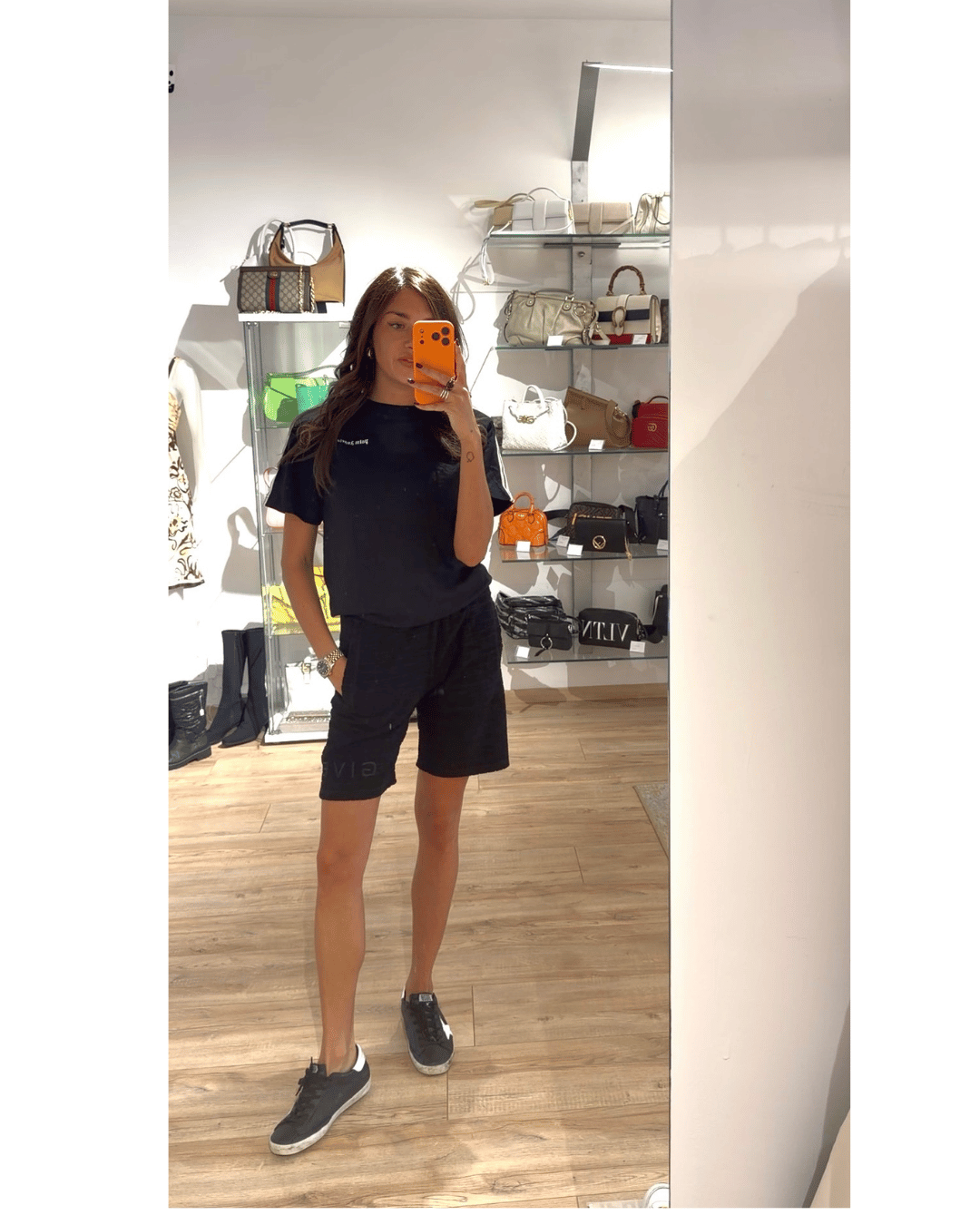 PANTALONCINI SPUGNA GIVENCHY NERI Tg XS