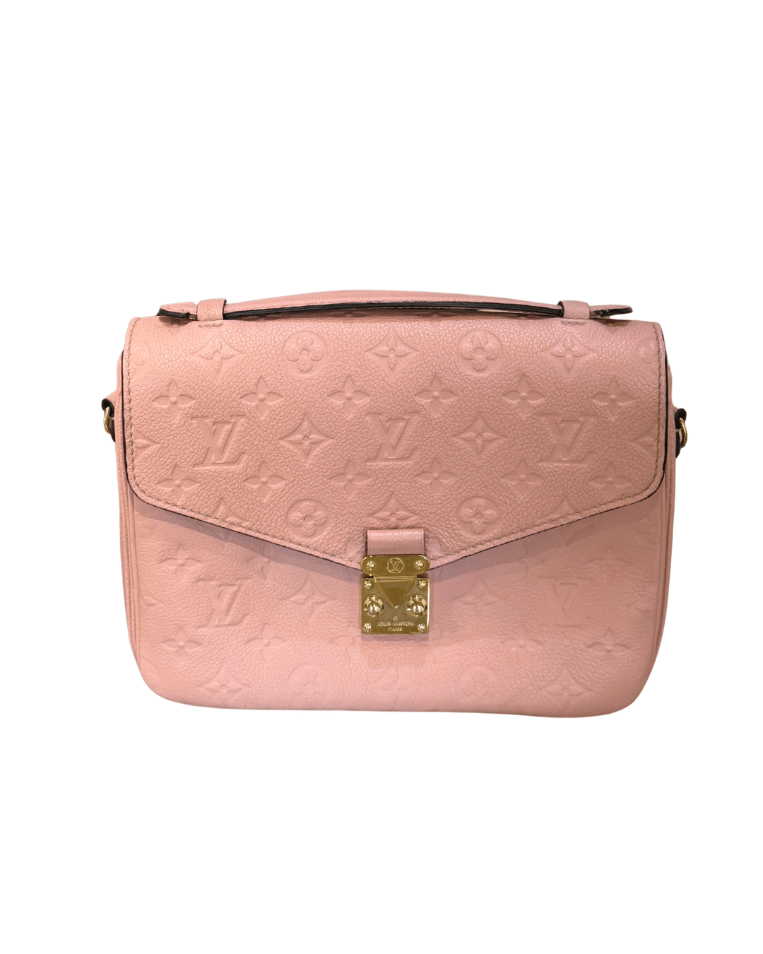 METIS LOUIS VUITTON IN PELLE IMPRESSA ROSA BABY