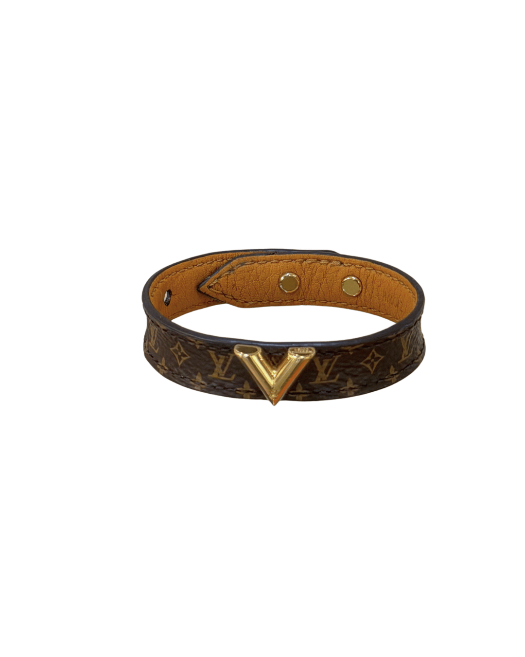 LOUIS VUITTON BRACCIALE MONOGRAM V DORATA