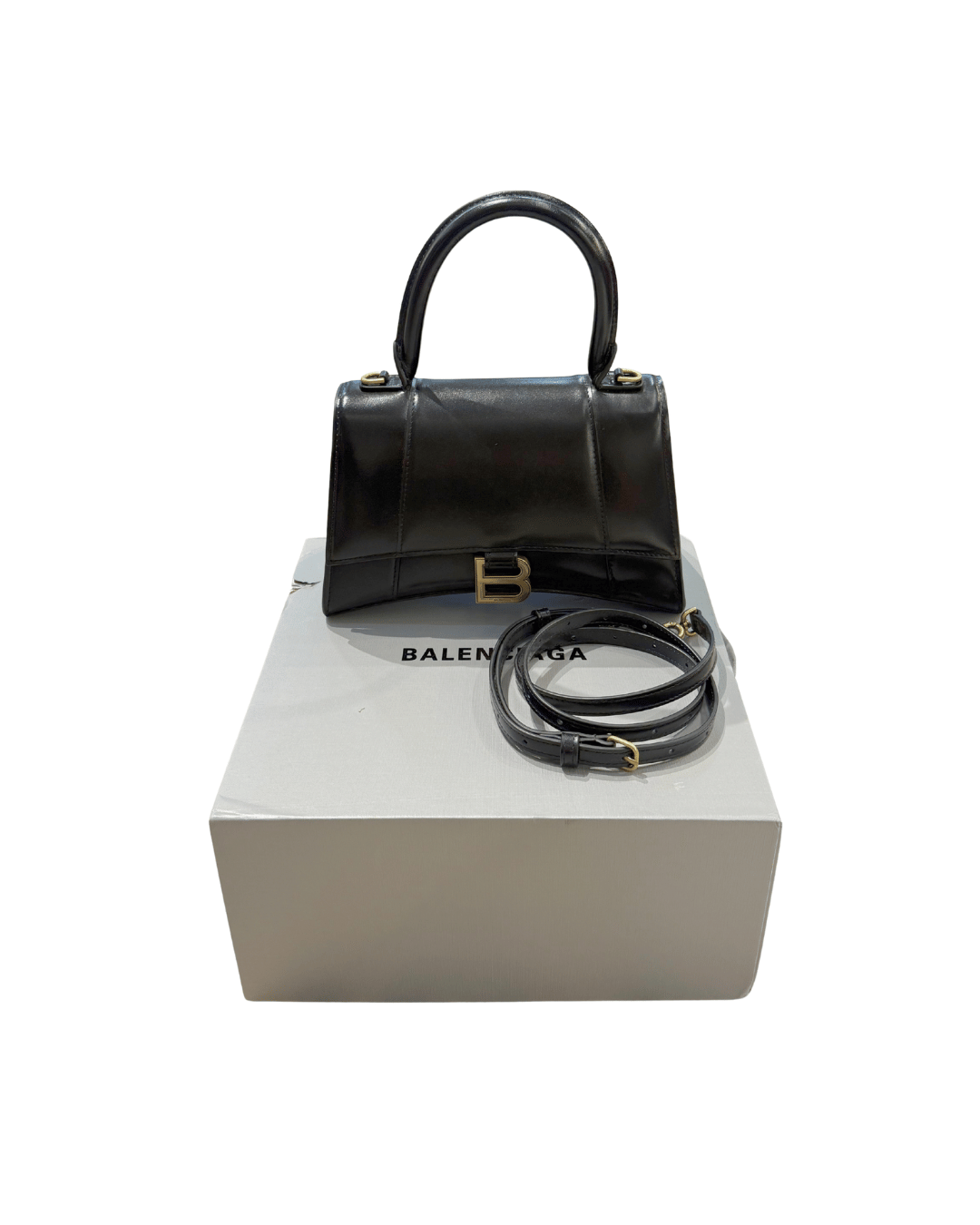 HOURGLASS SMALL BALENCIAGA NERA