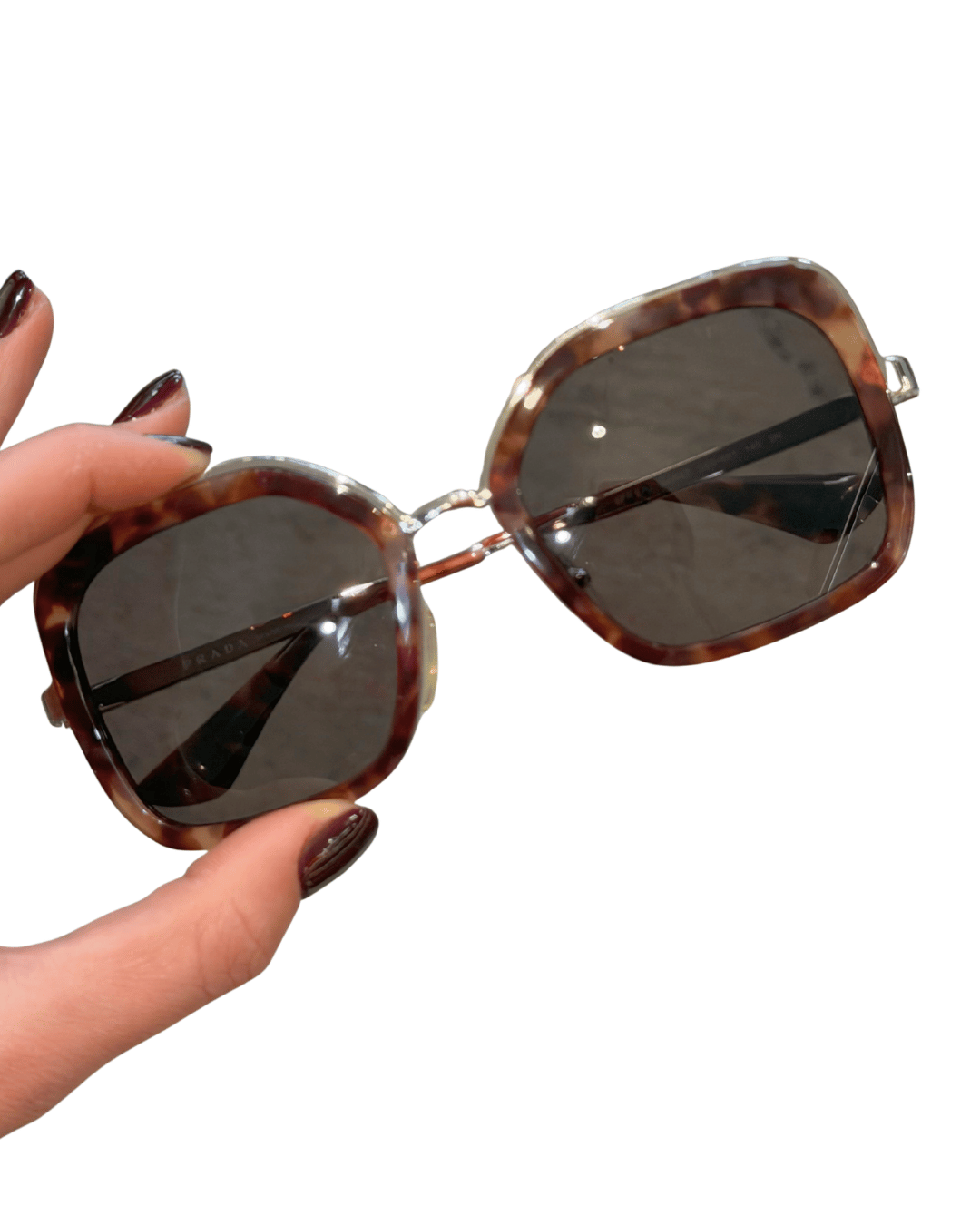 OCCHIALI SQUADRATI PRADA TARTARUGATI