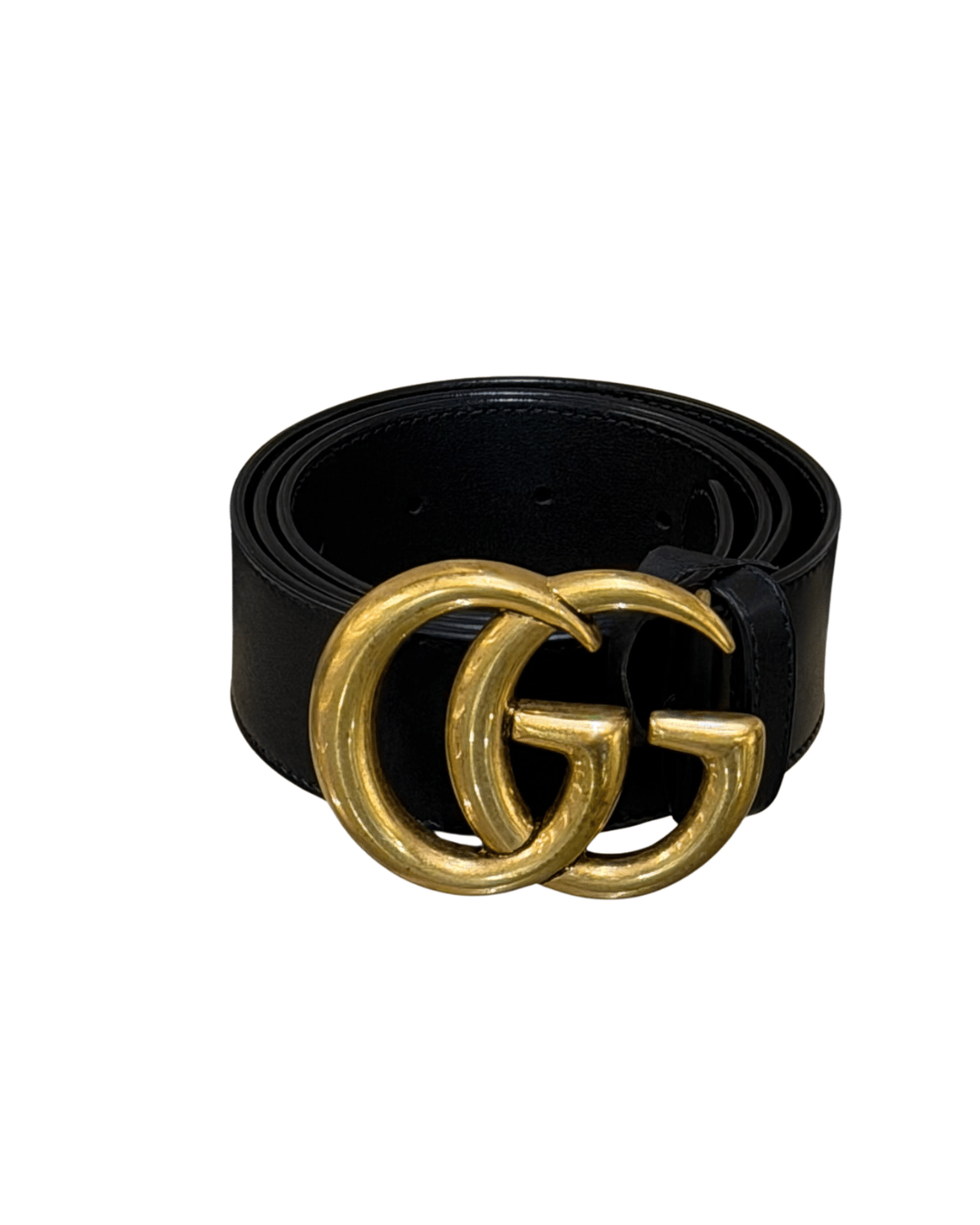 CINTURA GUCCI MARMONT NERA 80