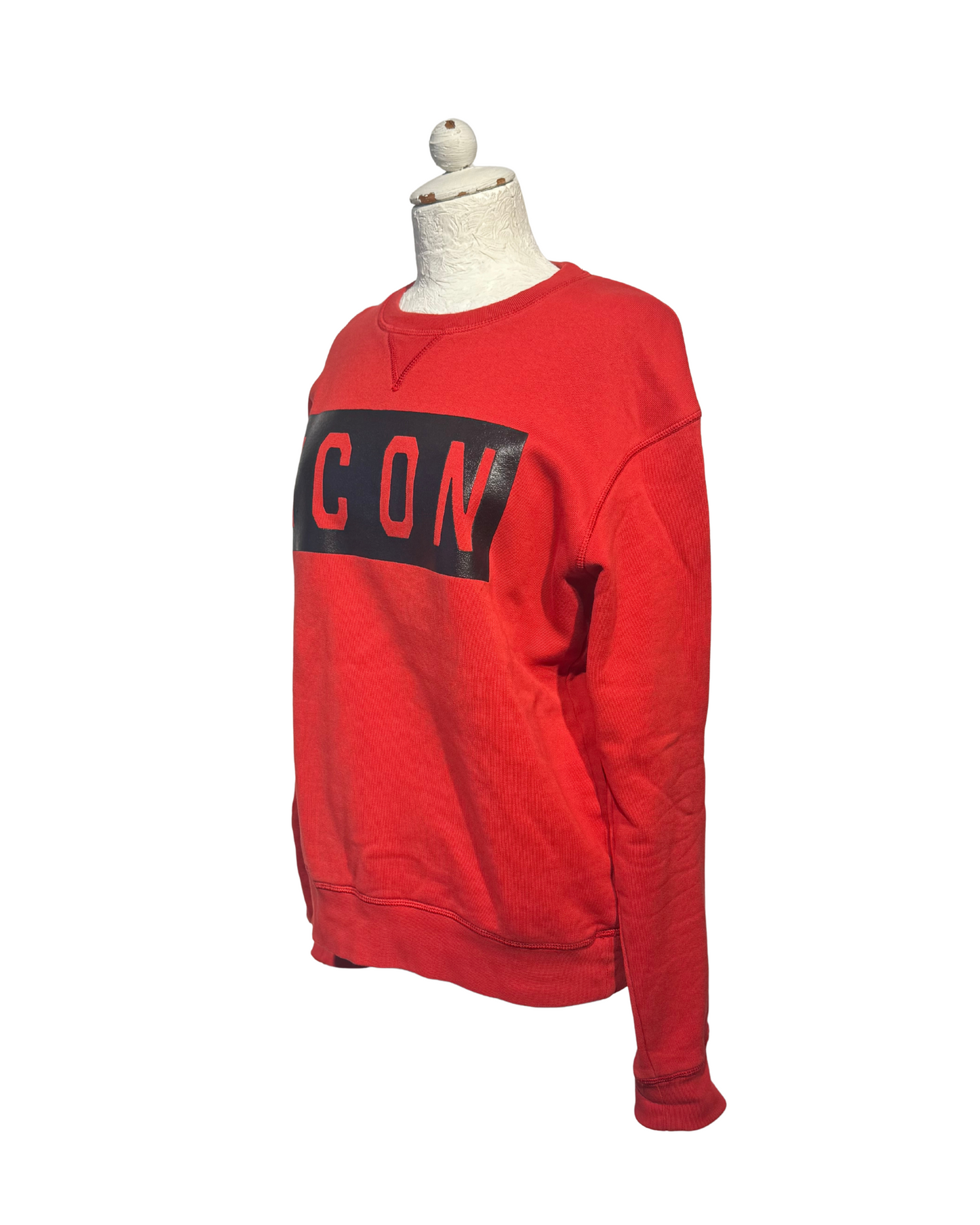 FELPA UOMO DSQUARED2 ROSSA