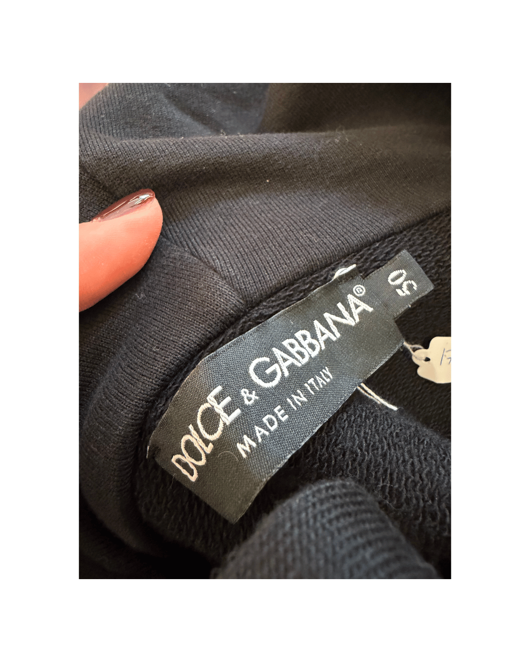 FELPA DOLCE&GABBANA KING NERA Tg 50