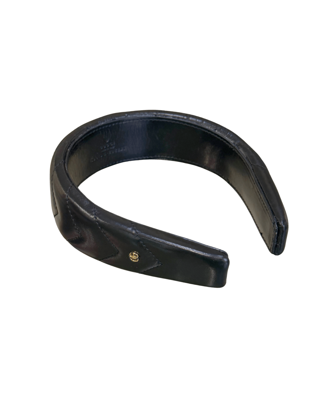 CERCHIETTO GUCCI MARMONT PELLE NERA