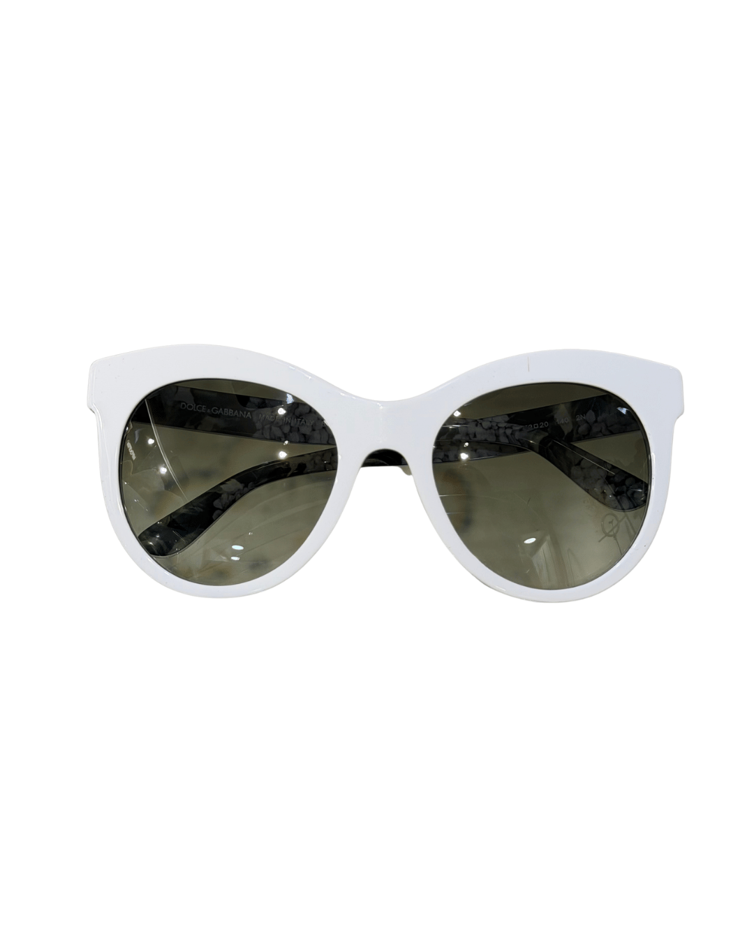 OCCHIALI BIANCHI D&G CON CUSTODIA