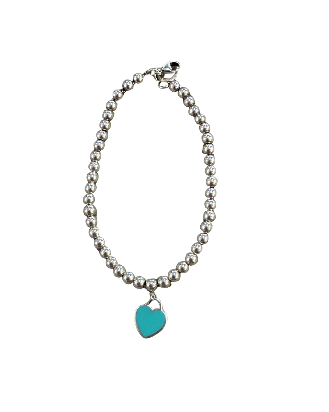 BRACCIALE TIFFANY BEAD HEART TAG