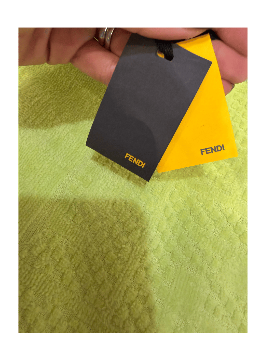 TELO MARE FENDI VERDE ACIDO