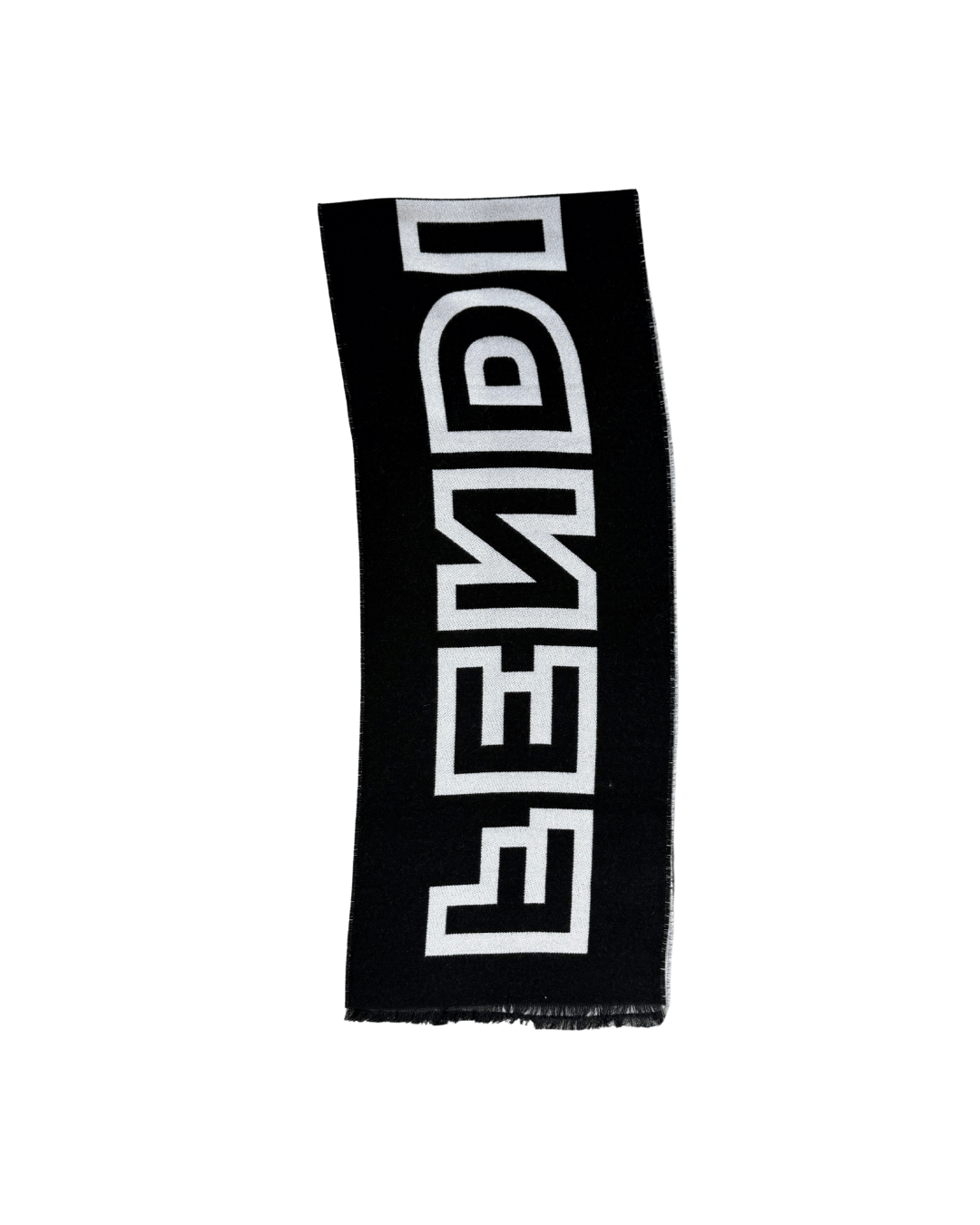 SCIARPA FENDI BIANCA E NERA