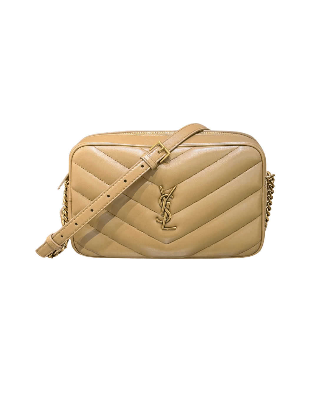 CAMERA BAG YSL COLOR CAMMELLO