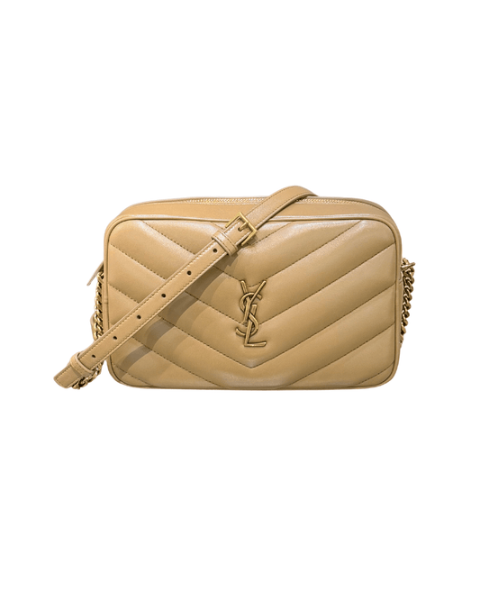 CAMERA BAG YSL COLOR CAMMELLO