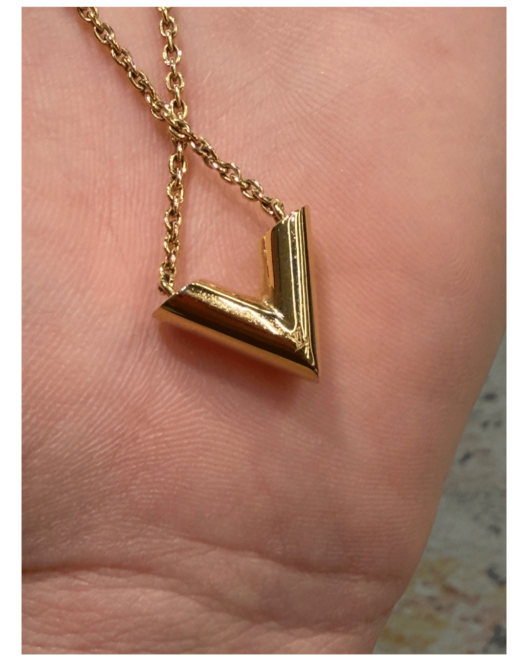 COLLANA LOUIS VUITTON DORATA