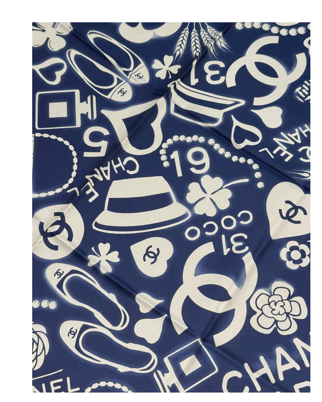 FOULARD CHANEL BLU NAVY
