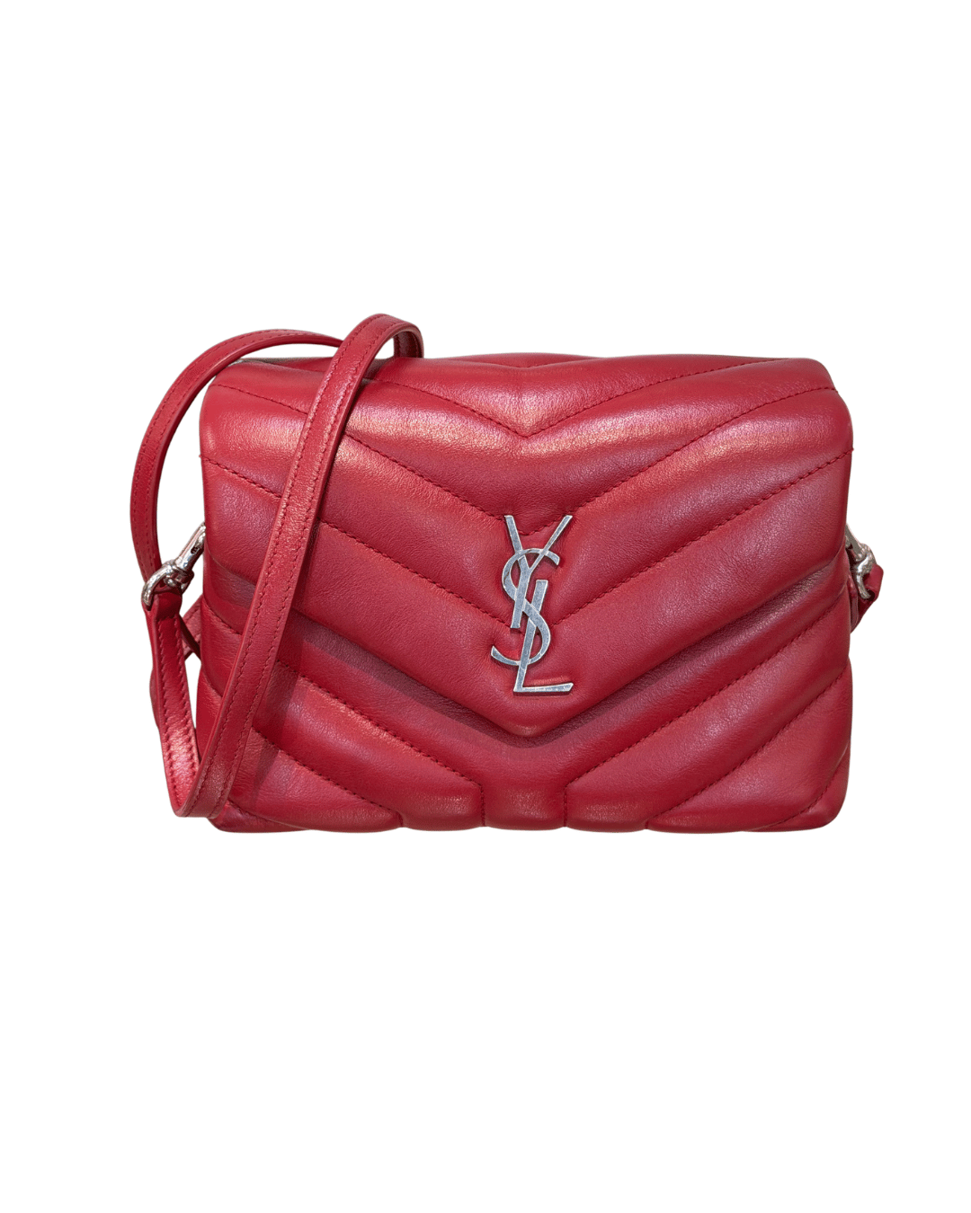 LOULOU TOY YSL CILIEGIA HARDWARE ARGENTO