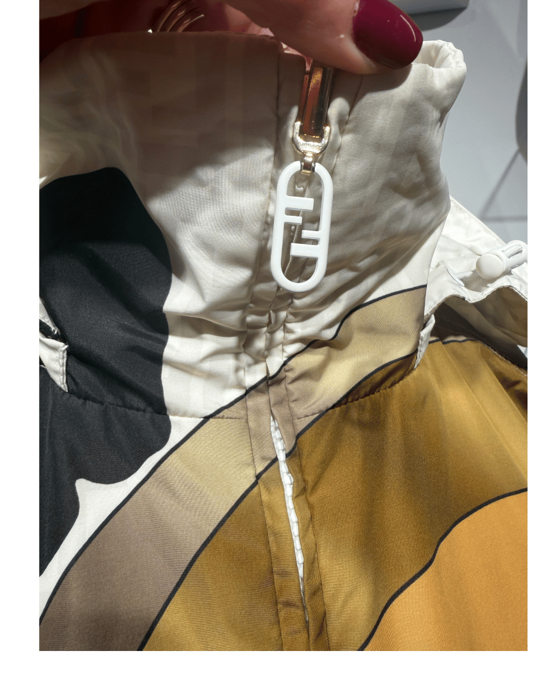 GIACCHINO FENDI REVERSIBILE CON CAPPUCCIO