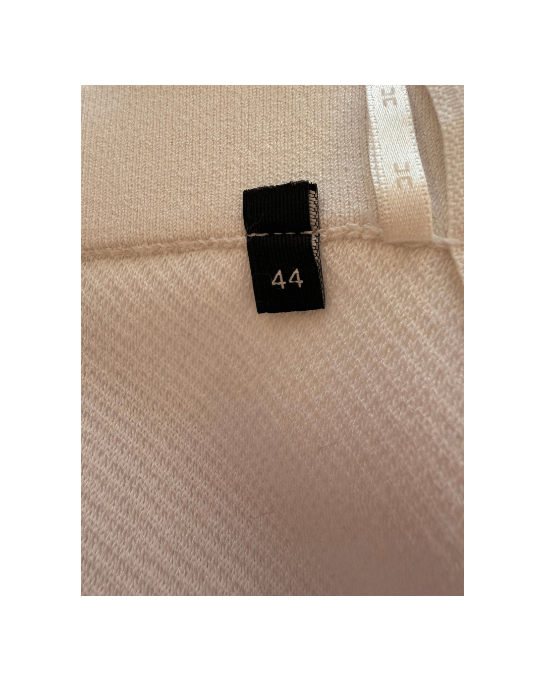 GONNA IN MAGLIA BIANCA ELISABETTA FRANCHI TG 44