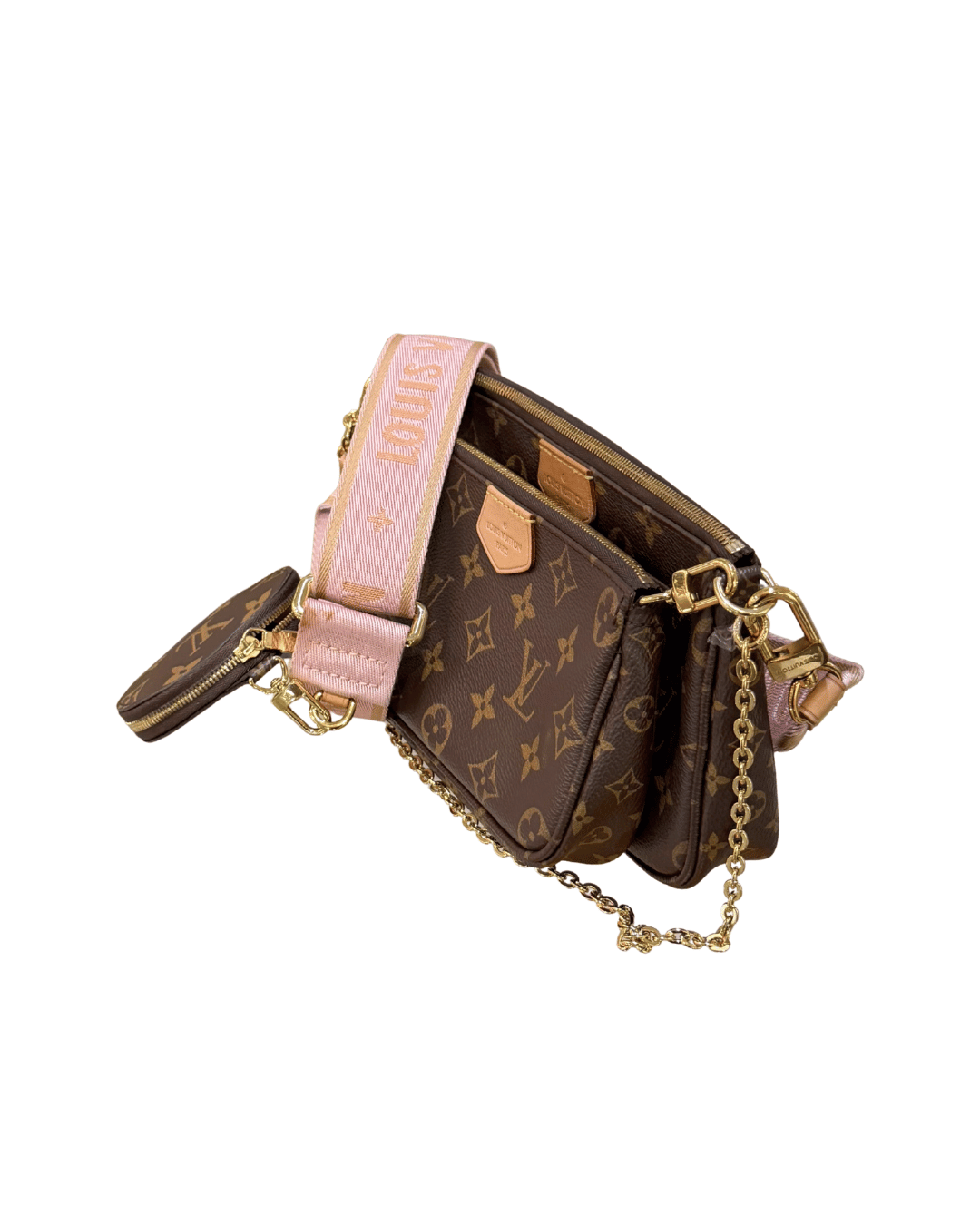 MULTIPOCHETTE LOUIS VUITTON TRACOLLA ROSA