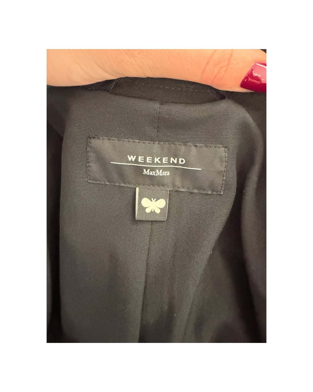 BALZER SARTORIALE WEEKEND MAXMARA NERO