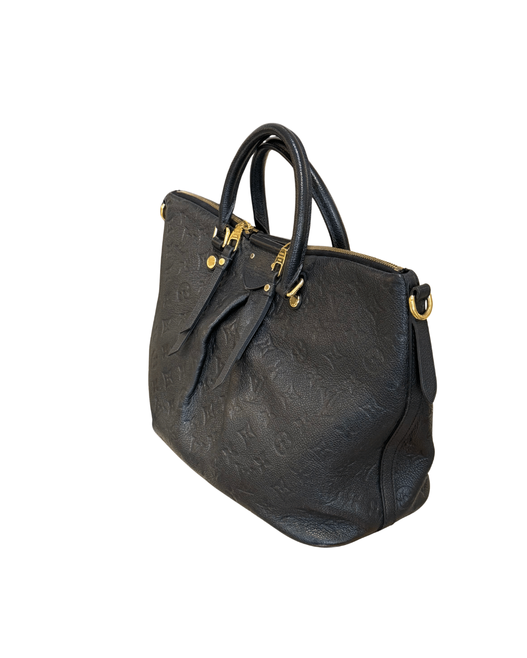 MAZARINE MM PELLE IMPRESSA NERA LOUIS VUITTON
