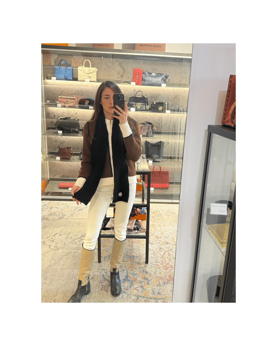 SCIARPA MONCLER NERA UNISEX