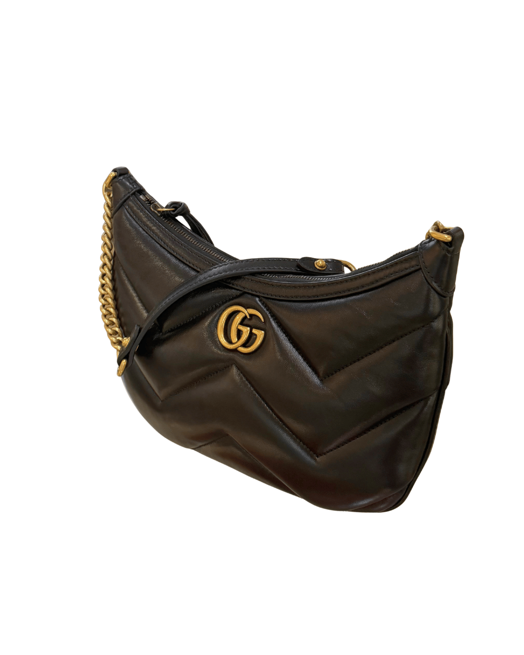 MEZZALUNA GUCCI MARMONT NERA